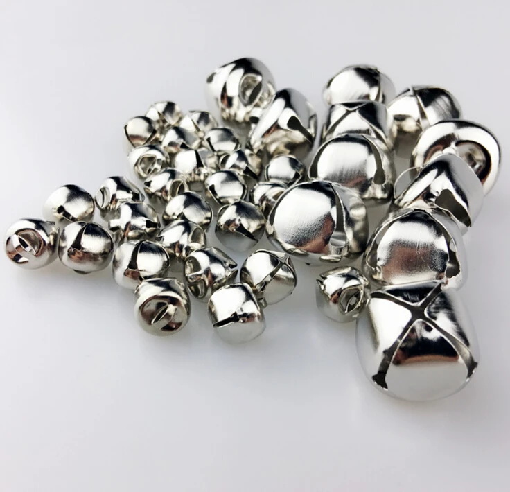 

50Pcs 30mm Jingle Bells Iron Loose Beads Small For Festival Party Decoration/Christmas Tree Decorations