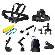 9Pcs Basic Outdoor Sports Accessories Bundle Kit for Gopro6 Camera Practical