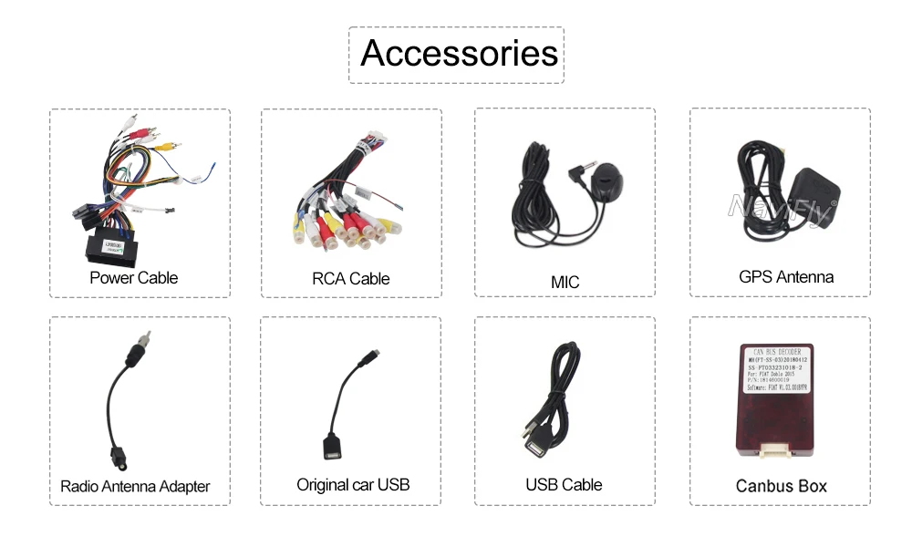 Clearance NaviFly IPS Screen DSP Android9.0 HD 1024*600 CAR DVD player gps navigator for Fiat Doblo 2016 car DAB OBD2 DVR view camera 25