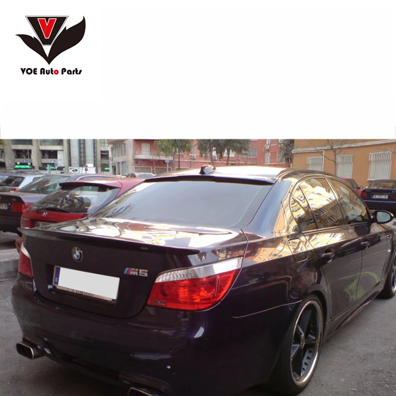 Автомобильный спойлер из ФАП для заднего крыла BMW E60 5 Series 520i 525i 530i 2004 2009|spoiler for bmw|lip