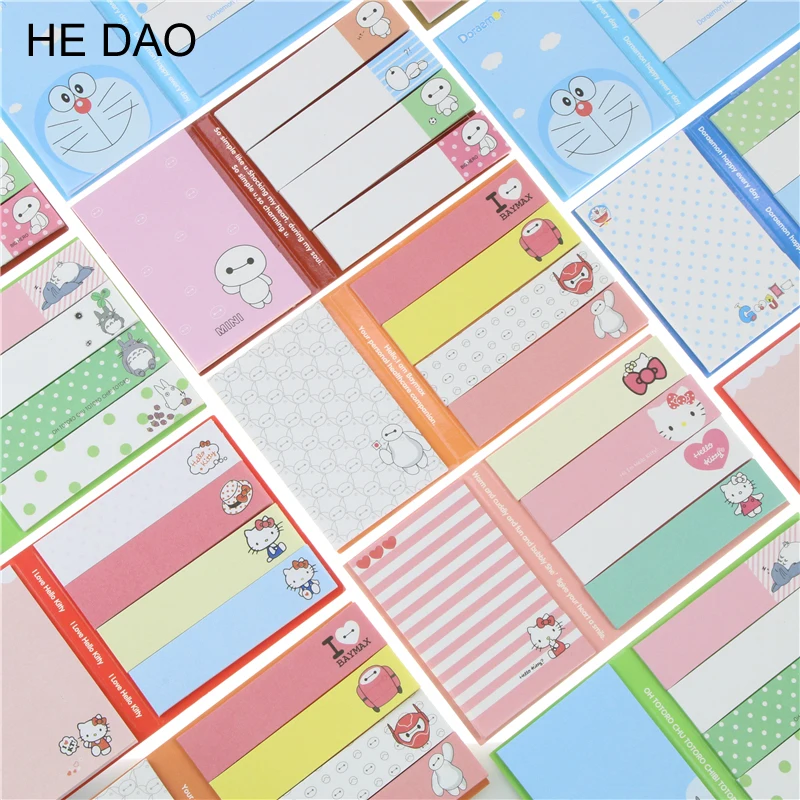 Cute Cartoon Totoro Hello Kitty Doraemon Baymax Self-adhesive Memo Pad Sticky Notes Post It Bookmark School Office Supply 1017 Cute Cartoon Totoro Hello Kitty Doraemon Baymax Self-adhesive Memo Pad Sticky Notes Post It Bookmark School Office Supply 1017