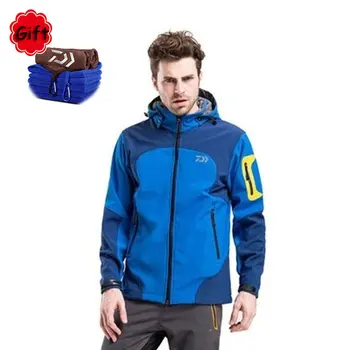 

Outdoor Sports Daiwa Fishing Clothing Jacket Winter Spring Men Keep Warm Sunproof Fishing Jersey Climbing Hiking Fleece Clothes