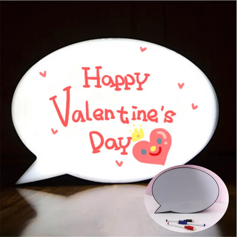 

DIY Handwritten Light Box Light Up Your Life Led Bubble Message Board Christmas Birthday Party Wedding Wall Bar Decoration Lamp