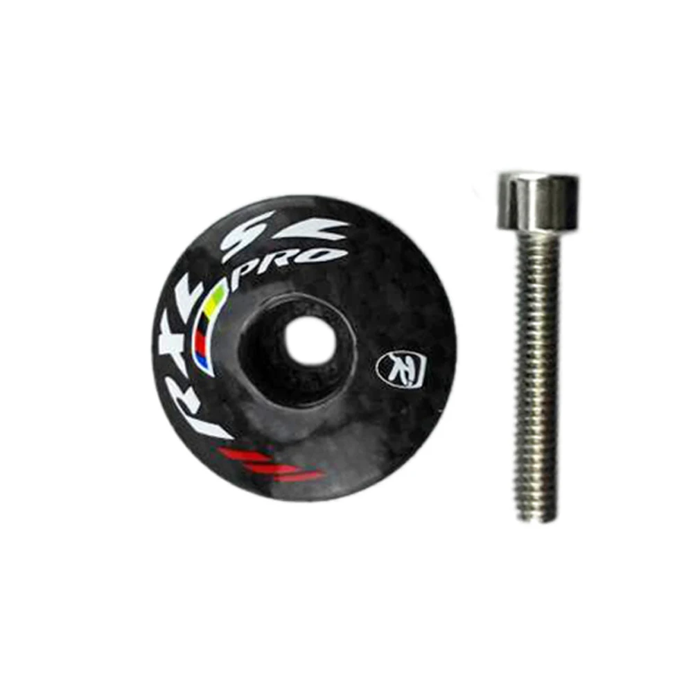 RXL SL Bicycle Carbon Stem Headset Top Cap Mountain Bike Top Cap bicycle accessories Lighrweight Small parts (3)