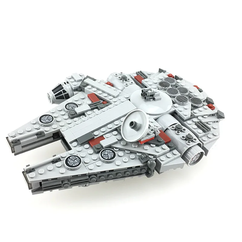 

HOT 367pcs Star Wars Model Building Blocks Millennium Falcon Figure Compatible LegoINGlys Star Wars Gift Toys For Children