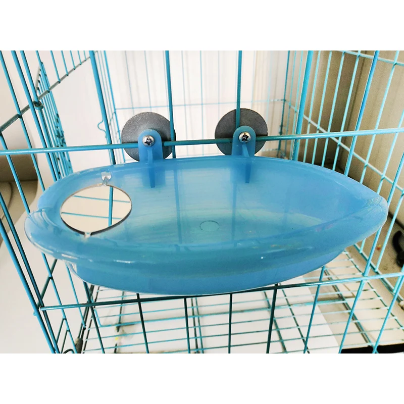 Птица ванна для клетки Ванна птица с зеркалом клетка для попугая аксессуары клетка установленная ванна для вечеринки коробка маленькая птица игрушечные попугаи