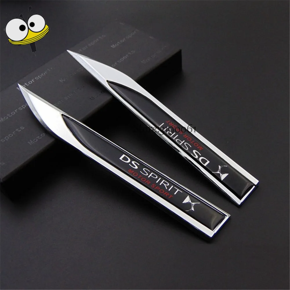 

2Pcs Decal Emblems Auto Fender Door Side Stickers Protection DS For Citroen DS 3 4 6 C3 C4 C5 Berlingo Xsara Elysee C4 picasso