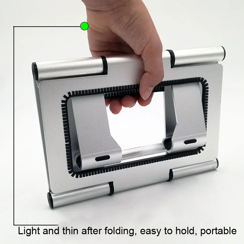 All aluminum outdoor travel must-have accessories bracket Lazy Desktop Folding portable flat adjustment support frame portable