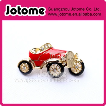 

Red Car Brooch Convertible Broach Old Sports Roadster Cars Broaches Car Automobile Jewelry 1.75*1inch