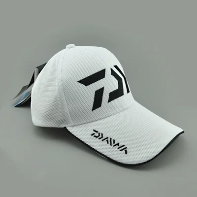 

2017 New Dawa Daiwa Cap Men Summer Long Brim Cap Sunscreen Breathable Mesh Baseball Cap Sunbonnet Baseball Hats White One Size