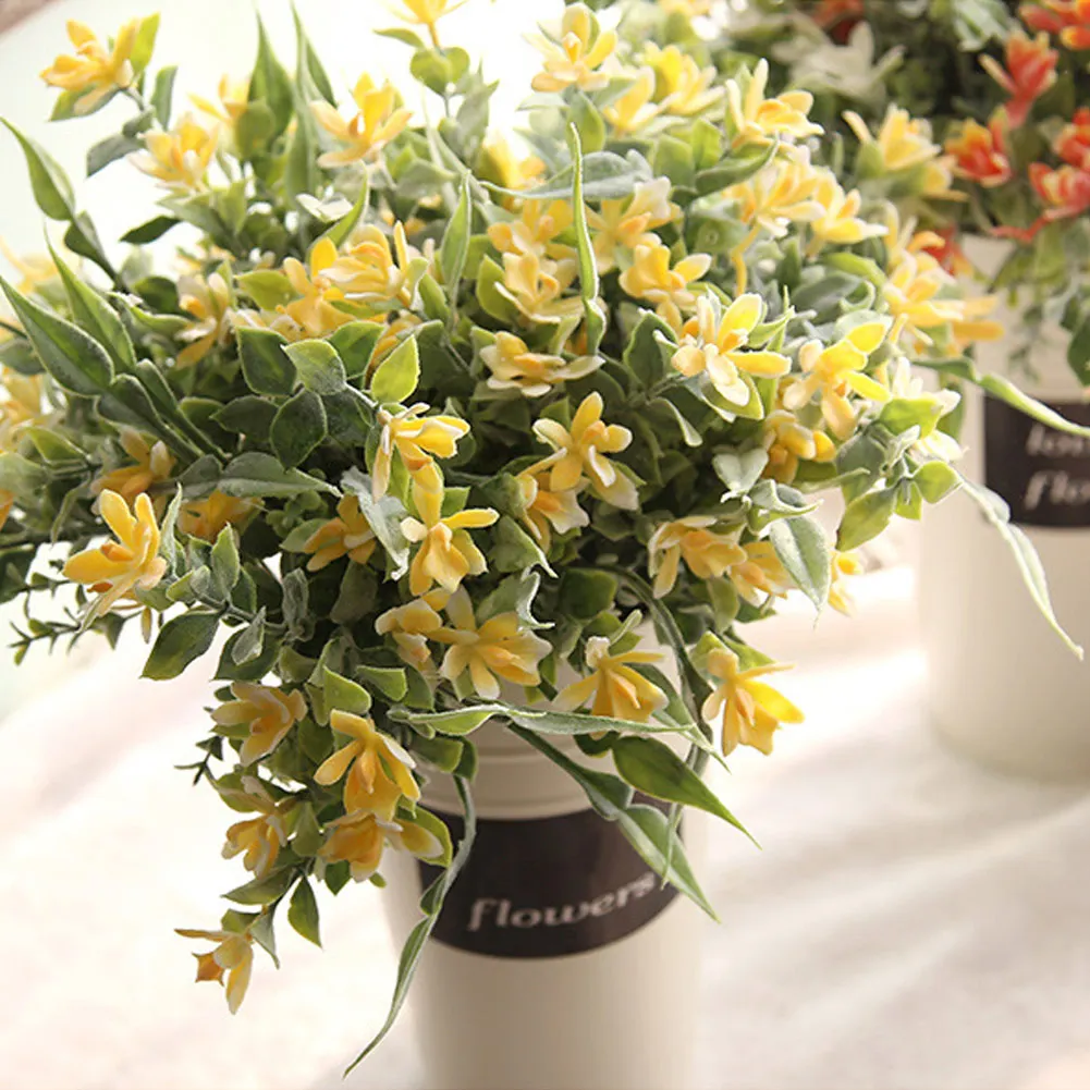 1PC Orchid Mini Flowers Grass Wedding Decorative Artificial Flowers High Quality Simulation Butterfly Orchid For Home Decoration