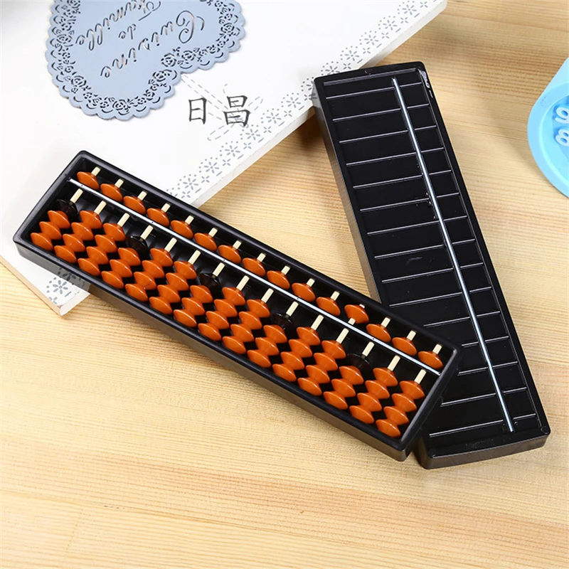 

2 Colors Plastic 15 Digits Abacus Toys Arithmetic Tool Math Calculator Kids Learning Educational Caculating Toy Gifts