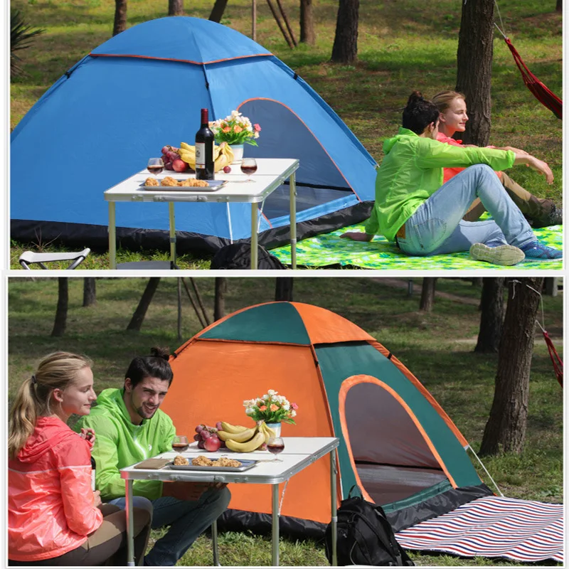 

Automatic Pop Up Outdoor Camping Tent 1 2 3 4 Person Multiple Models Easy Open Family Camp Tents Waterproof Garden Instant Shade