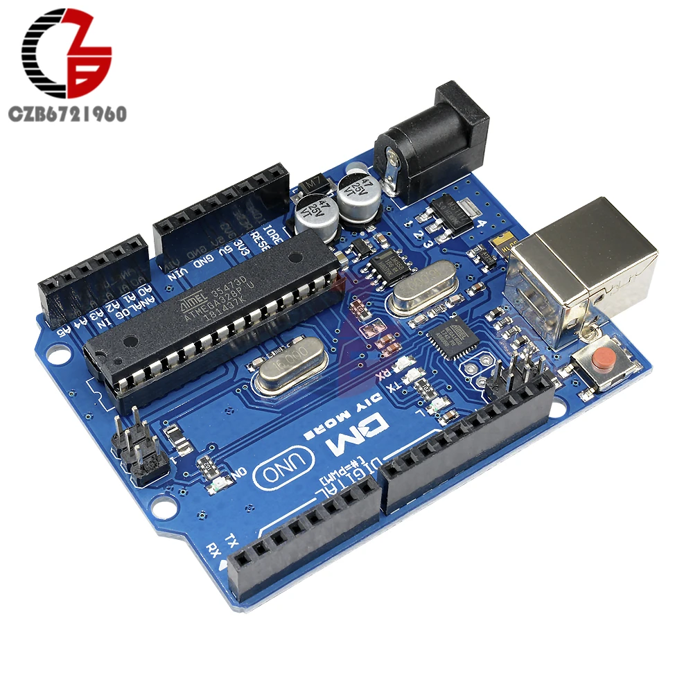 

UNO R3 ATmega328P Mega328 Development Board Module CH340G CH340 Board ATMEGA16U2 Buzzer Microcontroller 3.3V 5V DC