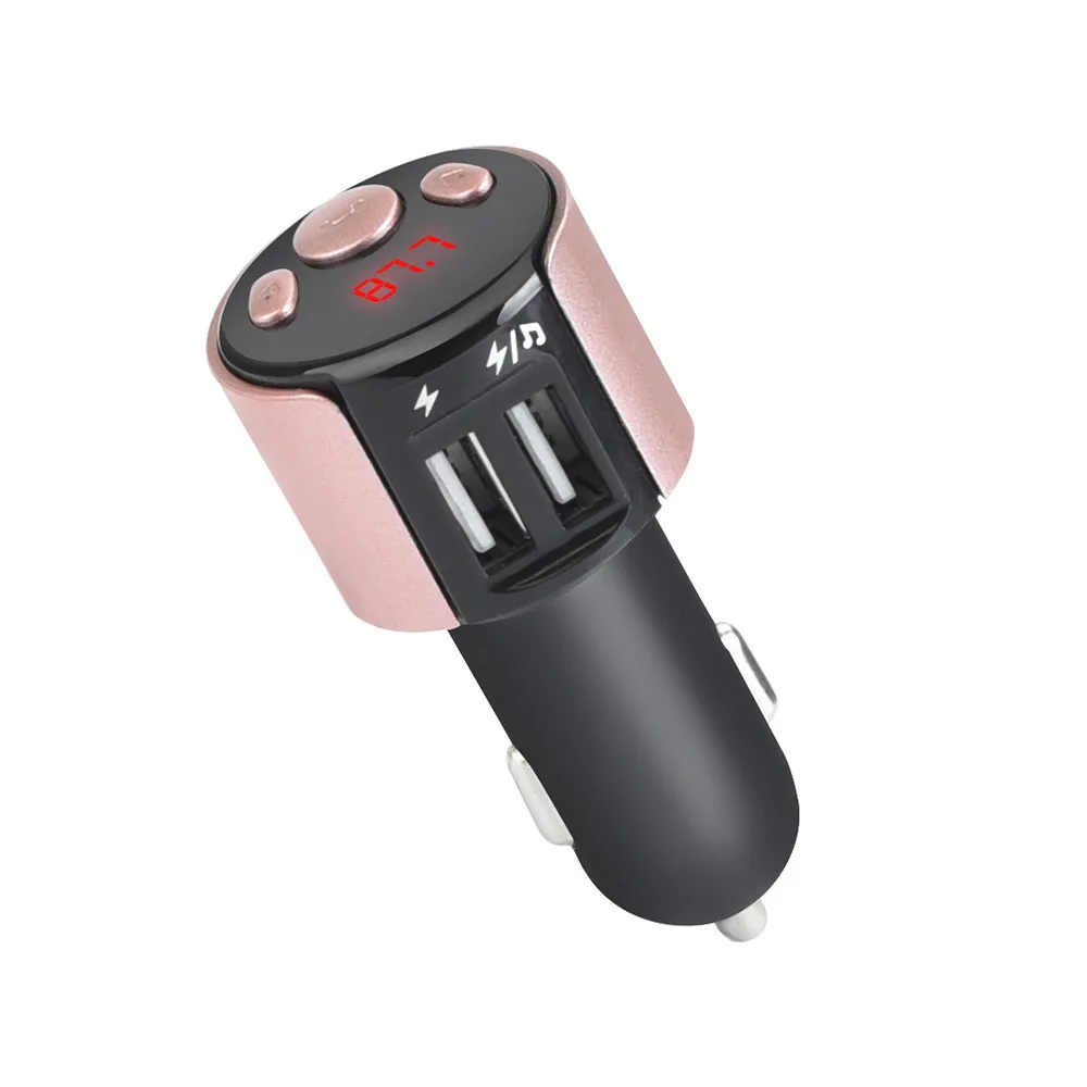 NEW Bluetooth Car Kit FM Transmitter Wireless Radio Adapter USB Charger Mp3 Player Fast Intelligent Charger Music Player