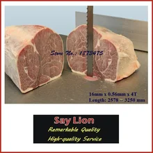 Scie à ruban à viande, coupe pour les os congelés, lot de 2 pièces, 16x0.56x4T; 2578/2692/2720/2743/2770/2845/2920/2946mm scie à ruban pour boucher