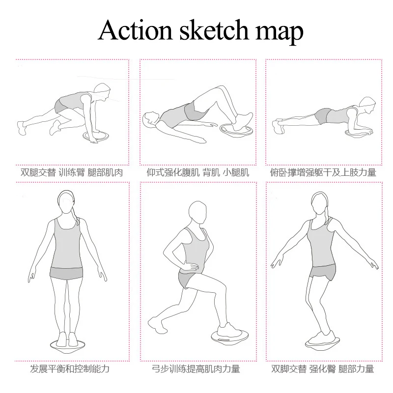 Универсальный здоровый Поддержка 360 градусов вращения массаж Доски для балансирования диск Йога спортивной подготовки Фитнес упражнения талия Юля