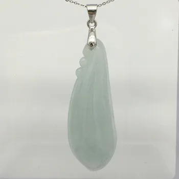 

wholesale new natural stone 100% AA pendant Tibetan silver necklace good luck 45 inches around 10X45MM
