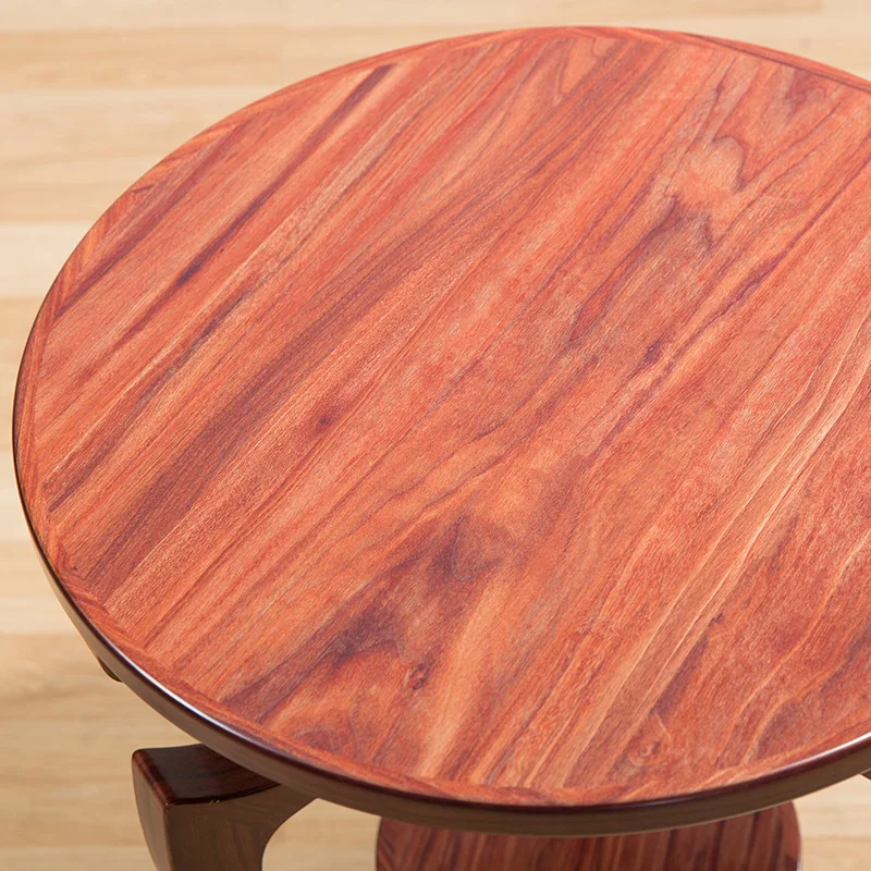 New adurable solid wood tea table Walnut round minimalist modern wooden end table home living room antique furniture M203 New adurable solid wood tea table Walnut round minimalist modern wooden end table home living room antique furniture M203