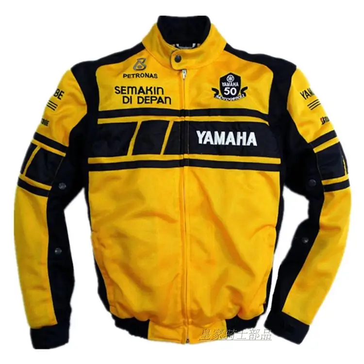 

MOTOGP 50-year Anniversary Jacket For YAMAHA Racing Team Summer Motorcycle Mesh Breathable Jacket With 5 Protective Gear