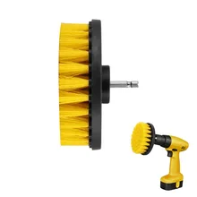 5 дюймов дрель мощность Скраб Чистая щетка для кожи пластик деревянная мебель салоны машины Очистка мощность скраб