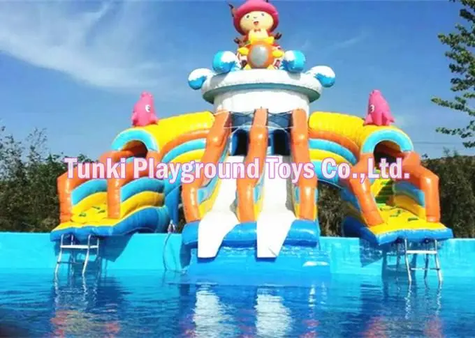 giant inflatable water pool slide for summer