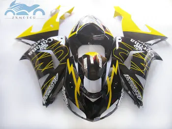 

High quality bodywork fairing kits for Kawasaki Ninja ZX1 0R 06 07 white corona motorcycle fairings ZX10R 2006 2007 QC22
