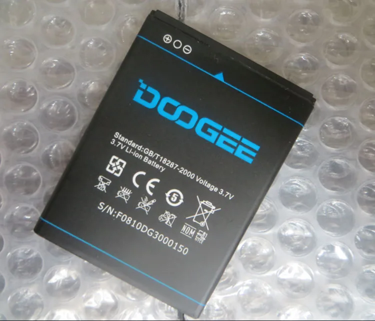 Doogee DG300 Батарея 100% оригинал 2500 мАч b-dg300 Для 5.0 ''телефон в наличии + номер трека |