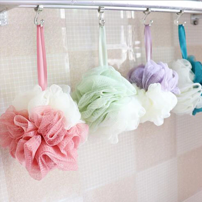 

10PCS/Set Bath Sponge Environmental Body Cleaning Mesh Shower Washing Brush Mesh Body Exfoliate Sponge Bath Body Shower Sponges