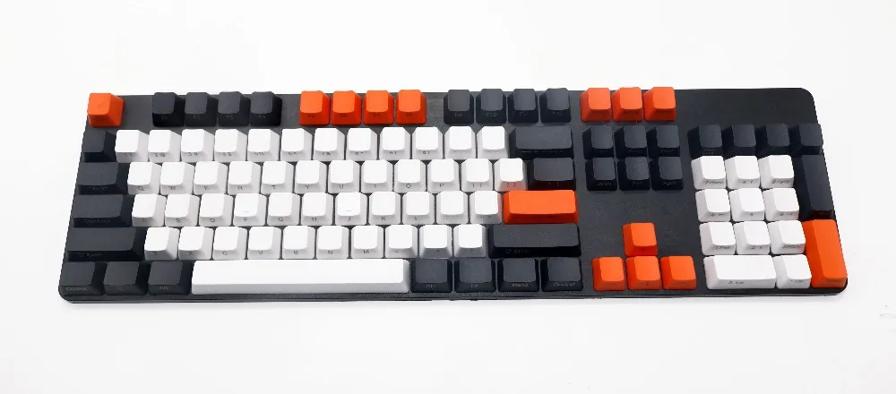 Топ с принтом CARBON ZEALER Pbt Keycap для механической клавиатуры 108 ключей полный набор Dolch Keycaps ключи Corsair Bfilco Minila