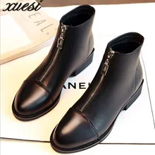 

Slip On Elastic Band Rubber Boots Winter Arrival Ankle Chelsea Boots Women Shoes Autumn Square Heel Female Footwear Rain Boots