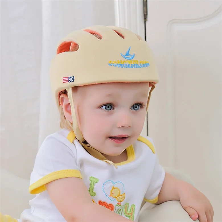 car baby accessories Baby Helmet Safety Protective Helmet For Babies Girl Cotton Infant Protection Hats Children Cap For Boys Girls Capacete Infantil Children's Finger Toothbrush Baby Accessories