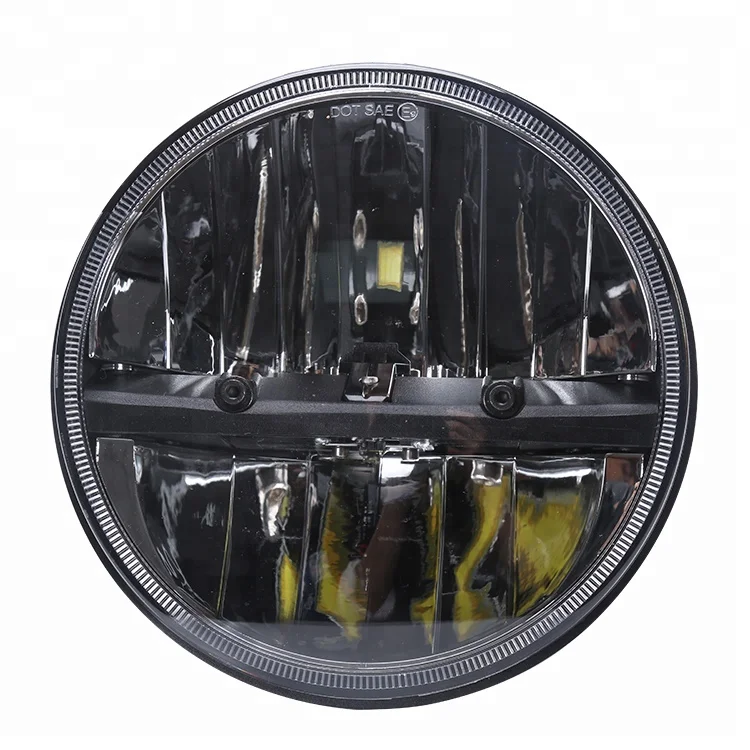 

Round LED Motorcycle Headlight 7 Inch High Low Beam Harley Led Headlight Headlamp For Yamaha V-star 650 1100 Road Star