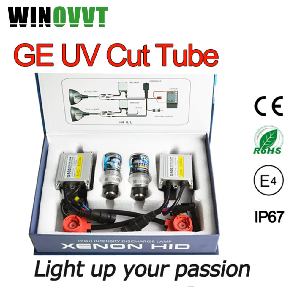 12V 55W D2S ксеноновый hid комплект D2C 4300k 6000k 8000k супер тонкий цифровой балласт d2s 55w