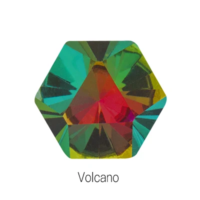 Volcano Хрустальные ювелирные изделия, художественная аппликация, стразы, аксессуары для шитья, seting стеклянные стразы, для свадьбы, сделай сам, кристалл, точечная задняя часть для одежды - Цвет: Volcano