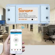 Sonoff Smart Remote Control Wireless Switch Universal Module Timer Wifi Switch Smart Home Controller Via IOS Android