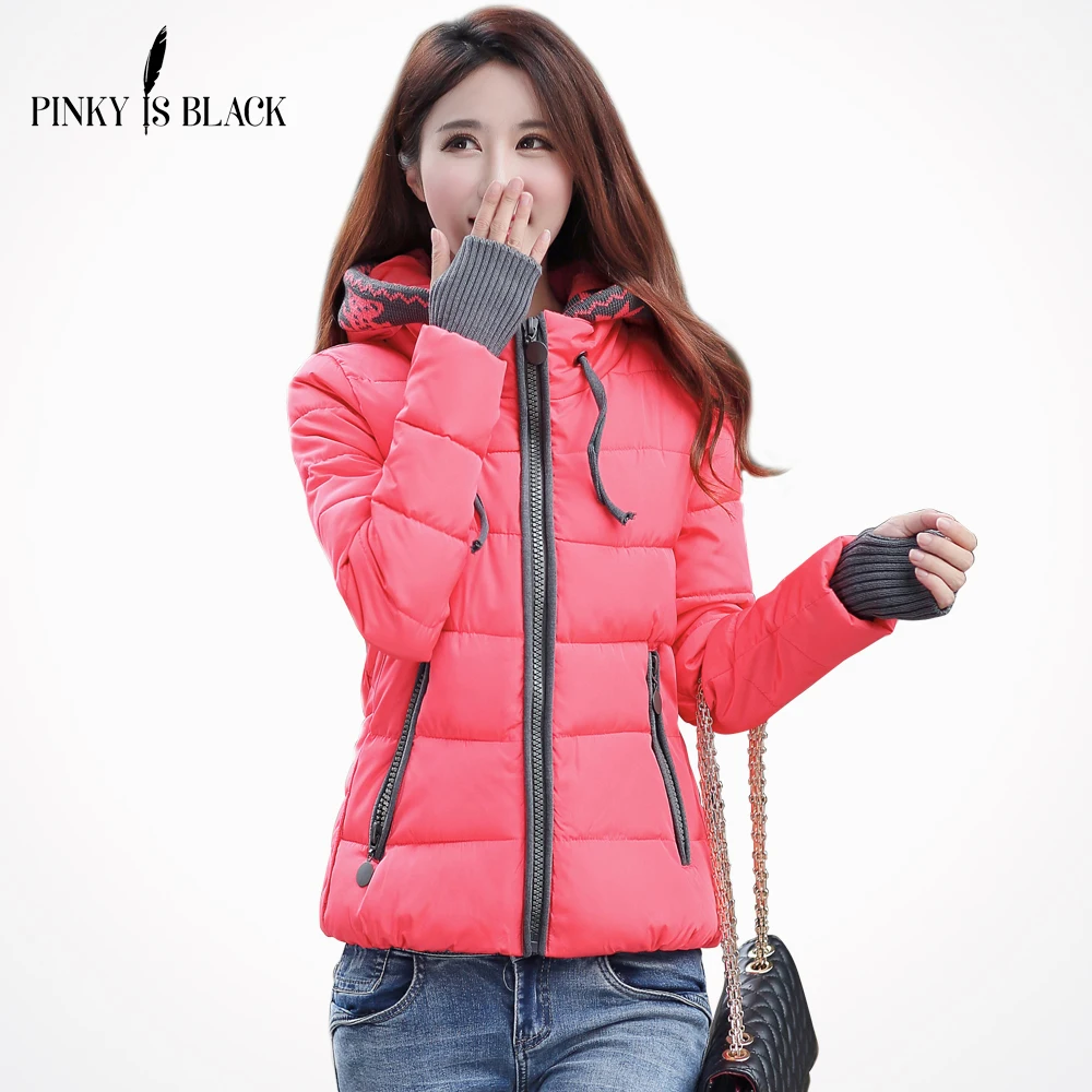 2017 Women Winter Large Fur Hooded Parkas Female Thick