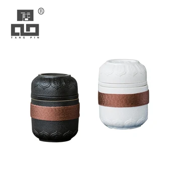 

TANGPIN ceramic tea mugs with filters ceramic travel cup coffee cup office teaset drinkware
