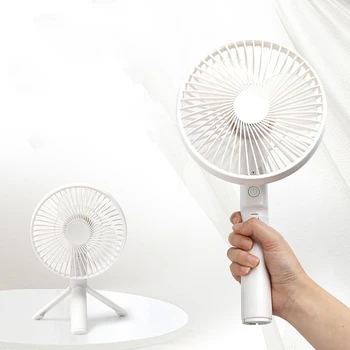 

Presale Handheld Fan Mini Portable USB Rechargeable 3 Speed Cooling Fan 180 degrees Rotation Summer Desktop Fan