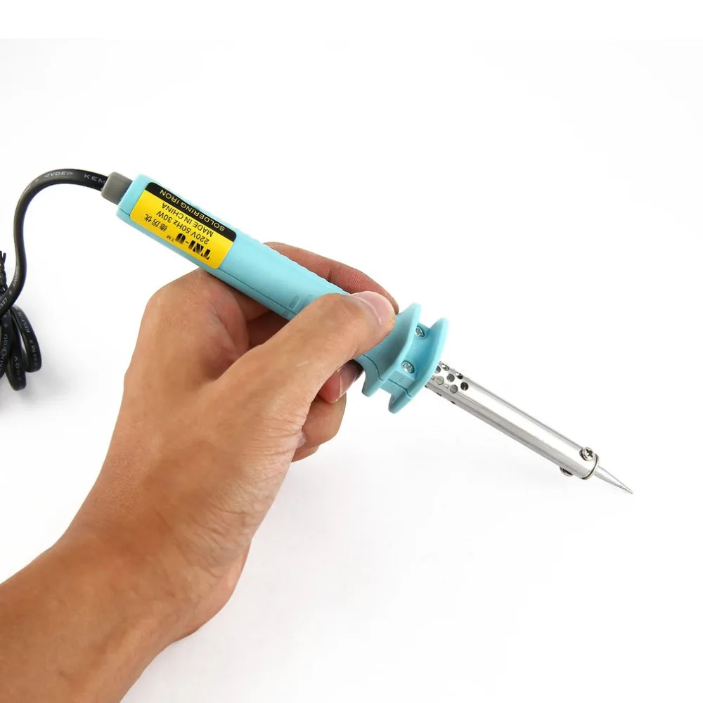 30 Вт/60 Вт электронный сварочный паяльник инструмент Электрическая ручка олово для пайки провода Плоскогубцы Сварка мини умное