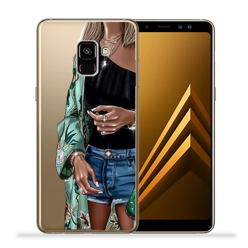 Модный чехол для девочек Samsung Galaxy J330 Coffee Man J530 J730 J2 J4 J6 J8 2018 Etui Capa|Бамперы| |
