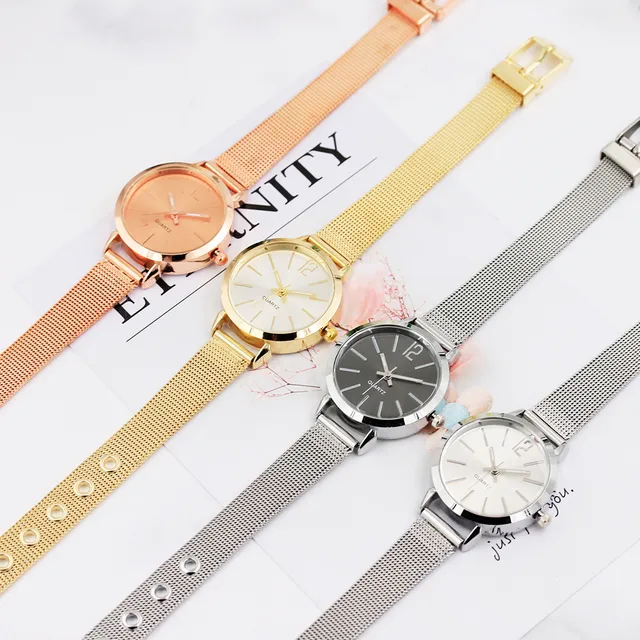 Relogio Masculin Womens New Fashion Classic Gold Clocks Quartz Stainless Steel W Relogio Masculin Womens New Fashion Classic Gold Clocks Quartz Stainless Steel W