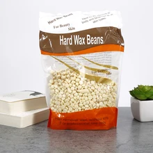 Nova Chegada 300g de Leite Sabor Não Tira de Filme Quente Depilatório Cera dura Pellet de Feijão para o Cabelo Depilação Remoção Do Cabelo Do Biquini depilação
