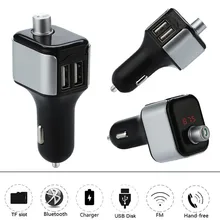 Автомобильный комплект Беспроводной Bluetooth Автомобильный MP3-плеер FM передатчик Hands Free радио двойной зарядка через usb ЖК-дисплей Дисплей 30NT05