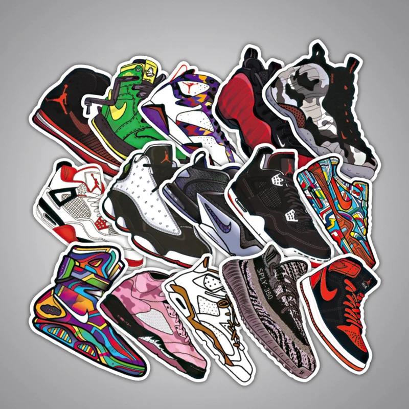 Shoes Stickers Luggage Laptop Phone Travel Cool Motorcycle Custom-Made Fashion Brand