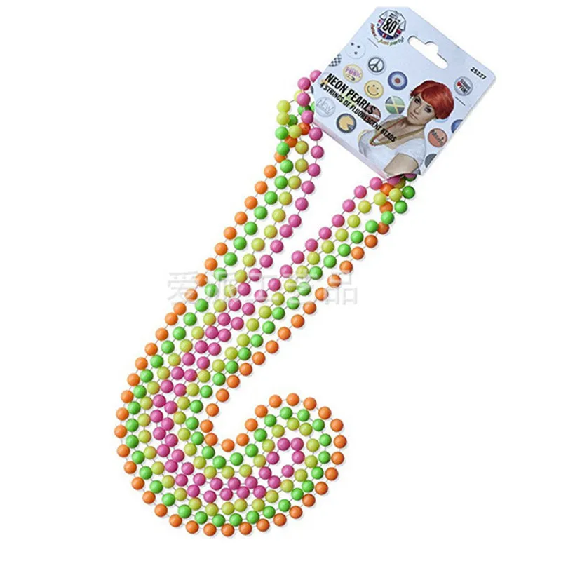 4Pcs Colorful Bracelet Necklace Hen Party Decoration Team Bride Bachelor Party Supplies Wedding Decoration PAT23 (4)