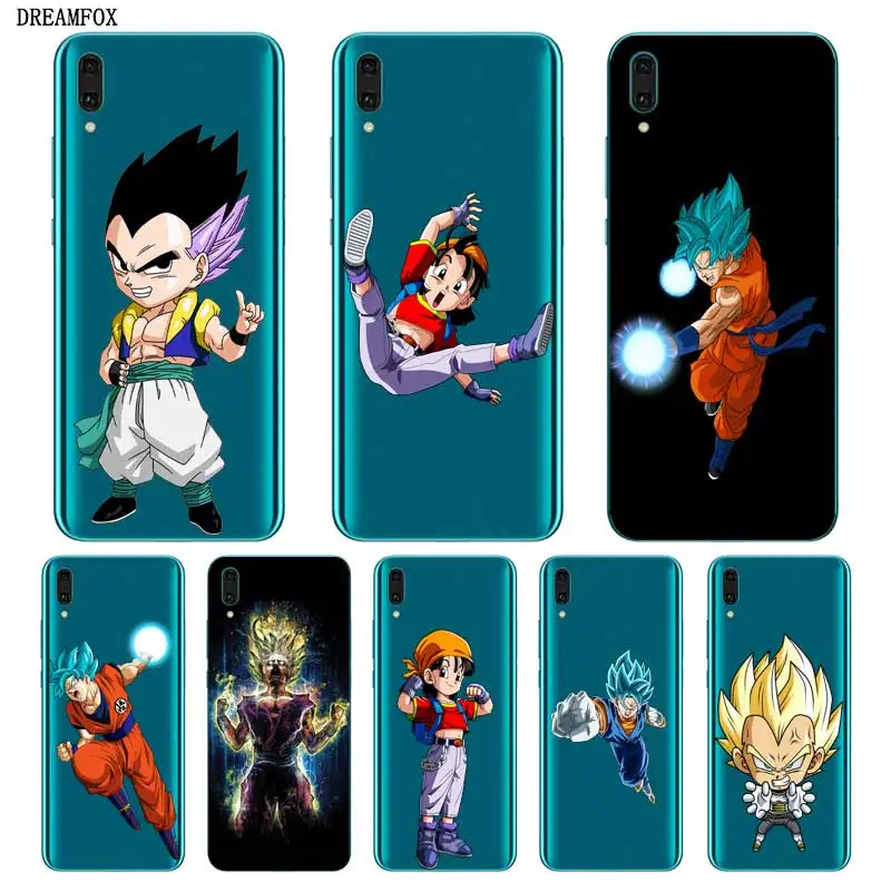 N320 Dragon Ball Dazzle Мягкий ТПУ силиконовый чехол для huawei Y5 Y6 Y7 Y9 премьер-профессионал 2017