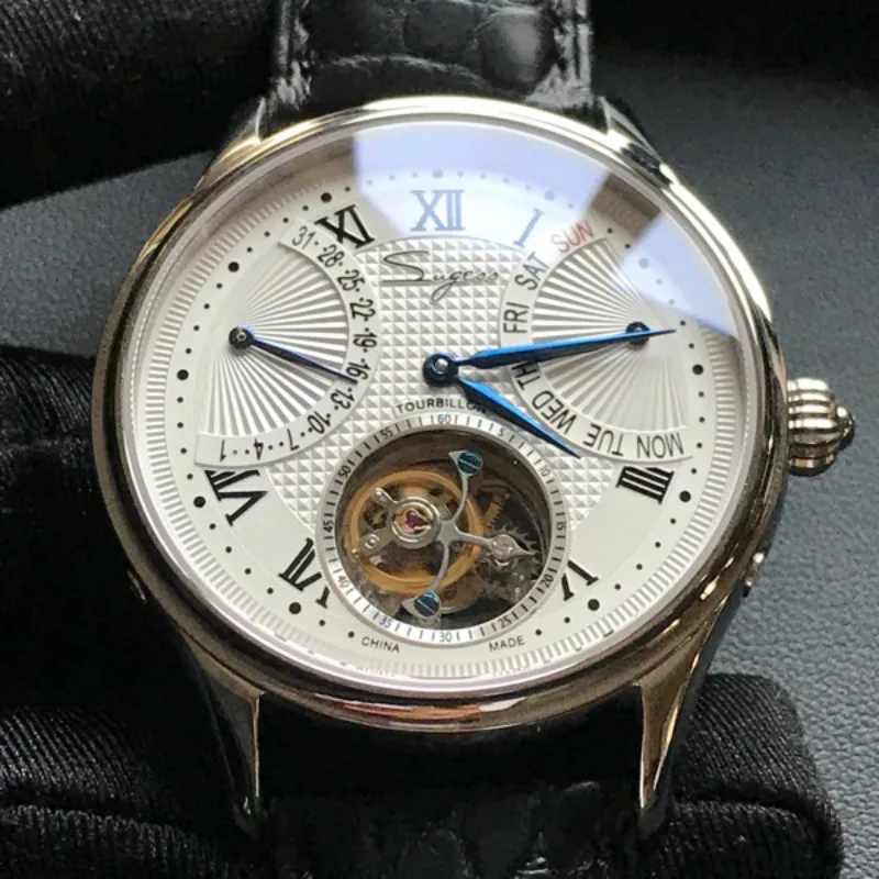 Часы наручные ST8004 мужские с турбийоном роскошные механические