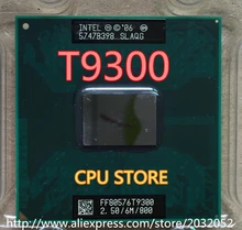 Intel Core 2 Duo T9300 t9300 2.5 GHz 6 M 800 MHz Processore Socket P SLAYY SLAQG CPU (che lavora 100% Trasporto Libero)(China (Mainland))