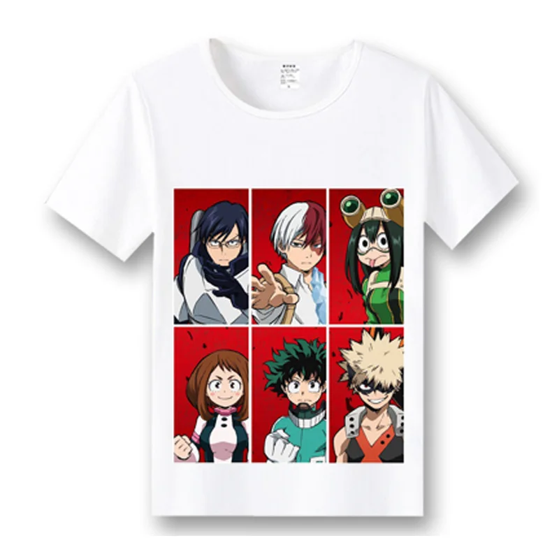 Футболка Coshome Boku No Hero Academia костюмы для косплея футболка с короткими рукавами